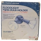 Lithonia Lighting OFTH-300PR-120-BZ Floodlight Twin Bulb Holder Security New. Price: $20.05.