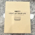 Hmcity 120 Led Solar Motion Sensor Light IP65 Outdoor Wall Mount 4 Pack Black Open. Price: $20.00.