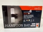 Hampton Bay Hartford 14.25 In. Black Led Smart Cylinder Outdoor Wall Sconce*used. Price: $43.99.