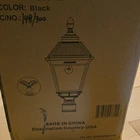 Gama Sonic Solar Outdoor Post Light, Black, 3.2 Kg - Mpn 37B50012 New. Price: $110.00.