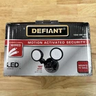 Defiant Hardwired Led Motion Sensor Outdoor Security Light 1000LM Black 2L New. Price: $30.00.
