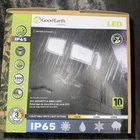 Good Earth IP-95 Hardwired Led 3-HEAD Motion-activated Flood Light New Bright!. Price: $64.75.