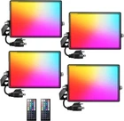 Onforu 35W Rgbw Led Flood Light Outdoor 4 Pack Color Change Remote IP66 New. Price: $135.16.