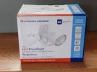 Lithonia Lighting 150W Eq Hardwired Led White 2-HEAD Dusk-to-dawn Flood New. Price: $36.53.