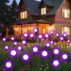 Yaafen Solar Garden Lights Outdoor Waterproof, 2 16 Pack, 8 Led Purple New. Price: $29.54.