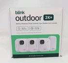 New: Blink Outdoor 2K+ Wireless Security 3 System (white) Sealed. Price: $68.99.
