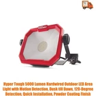 Hyper Tough 5000 Lumen Hardwired Outdoor Led Area Light With Motion Detection, New. Price: $40.45.