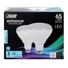 Feit Electric BR40 E26 (medium) Led Bulb Daylight 65 Watt Equivalence Pack New. Price: $12.99.