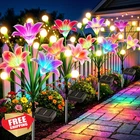 Bonlion 8 Pack Rgb Lily Solar Garden Lights New. Price: $69.99.