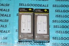 (2) Cooper Core SDC15-W Skye Fan/light Control 1.5A/300W White 3-SPEED New Open. Price: $35.95.