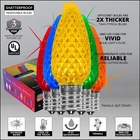 Wintergreen Lighting C9 Twinkle Opticore Led Christmas 50 Lights - Multicolor Used. Price: $86.48.