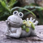 Teresa's Collections Frog Garden Statues With Solar Outdoor Light For New. Price: $29.35.