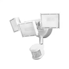 240 160-WATT Equivalent 3000 Lumens White Motion Activated Wired Outdoor 3-HEAD New. Price: $63.94.