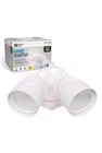 Commercial Electric Dusk To Dawn Sensor White Twin Head Led Security Flood Light New. Price: $45.00.