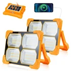 Portable Led Work Solar Light - Kifflux 300W (2PACK), Orange New. Price: $62.99.