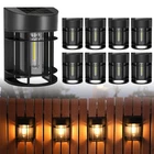 Solar Fence Lights Outdoor 8 Pack Deck Powered With Led Bulbs, Waterproof For New. Price: $42.33.