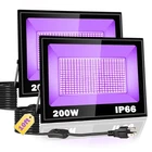 Pack 200W Led Light, Flood With Plug & Switch, IP66 Waterp... New. Price: $104.39.