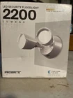 Probrite 150-WATT Outdoor Int Led Security Light, 2250 Lumens Tunable Open. Price: $42.90.