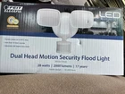 Feit Electric Led Motion Sensor Security Flood Light Dual Head 2000 Lumens Make New. Price: $54.00.