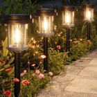 Xmcosy+ Solar Pathway Lights Outdoor Waterproof Metal Glass 20 Lm Warm New. Price: $89.99.