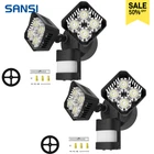 Sansi 2-PACK Led Motion Sensor 3400LM 30W Outdoor Security Lights Wall Lamp IP65 New. Price: $48.99.