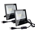 10W Led Flood Light With On/off Switch Plug Incool Whitesecurity/work/plant Grow New. Price: $53.57.