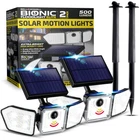 Bionic Flood 2 Pk Solar Lights Outdoor Waterproof, Ultra Pack, Black New. Price: $38.73.