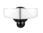 Defiant 240 Black Motion Sensing Wired Outdorr 2-HEAD Security Flood Light New. Price: $49.99.