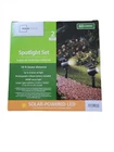 Mainstays 60 Lumens Solar Powered Led Landscape Spotlight, 2 Pack New. Price: $34.99.