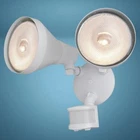 Dualux White Head Motion Sensor Wall Mount Outdoor Security Flood Light New. Price: $52.25.