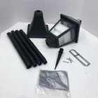 Solar Lamp Post Light Outdoor Waterproof 79" Super Bright Pole Niob Open. Price: $58.12.