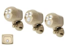 New Hsn Mr. Beams Netbright Motion Activated Spotlights 3-PK W/ Sensor, Tan. Price: $35.99.