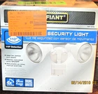Defiant 110-DEGREE Motion Security Light 120 V 60HZ 70FT Reach New Open. Price: $35.88.