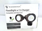 Wasserstein Floodlight With Charger For Security System Cam New Box. Price: $15.00.