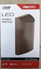 Feit Electric 8 19-WATT Integrated Led Bronze Daylight Flood Outdoor Wall 1-PK New. Price: $34.34.