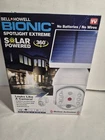 Outdoor Motion Sensor Solar Security Flood Light Led Weather-resistant White E56 New. Price: $29.99.
