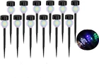 12PCS Rgb Led Outdoor Plastics Garden Solar Powered Landscape Light Lamp Patio New. Price: $46.41.
