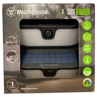 Westinghouse 1200 Lumen Solar Motion Activated Pre-linked Wall Lights (2 Pack) New. Price: $24.99.