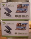 Draw Green Led Solar Motion Sensor Lamp Black, Indoor/outdoor Spot Light - Euc New. Price: $59.99.