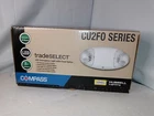 Compass CU2FO Fixed Optic Led Emergency Light In White By Hubbel New. Price: $34.99.