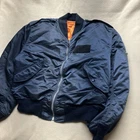 Vintage Alpha Industries L-2B Jacket Man Zone Xl Usaf Flight Bomber Blue Pre-owned. Price: $179.00.
