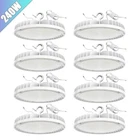 8 Pack Kukuppo Commercial High Bay Led Area Shop Light 240W 0-10V Dimmable IP65 New. Price: $510.79.