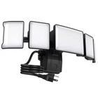 Olafus 130W Flood Lights Outdoor Plug In, 13000LM Led Security Light, Black New. Price: $83.94.