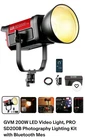 Gvm 200W Led Video Light, Pro SD200B Photography Lighting Kit With Bluetooth Mes New. Price: $289.00.