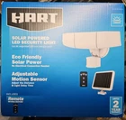 Hart Solar Power Motion Sensing Security Led Light With Adjustable Heads New. Price: $48.00.