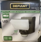 Defiant 180-DEGREE Bronze Single Battery Motion Sensor Outdoor Integrated Led Open. Price: $13.00.