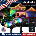 Linkind SL5C Smart Solar Spot Lights Outdoor Rgb Color Changing IP67 App, 2 Pack New. Price: $29.99.