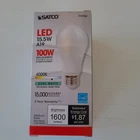 Satco S28787 (6 Pack)led A19 4000K 15.5WATT 100W Equivalent 1600 Lumens New. Price: $26.70.