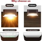 Pearlstar Solar Deck 4 Pack Step Lights Waterproof Led SL-501 Brown/warm Used. Price: $19.46.