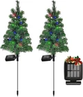 Solar Christmas Tree Garden Stake Lights Waterproof Decorations New. Price: $30.38.